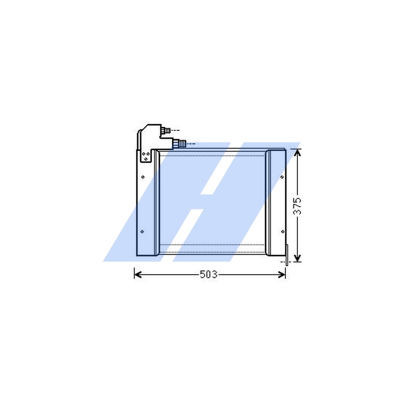 Condensator, climatizare 40132002 HIGHWAY AUTOMOTIVE