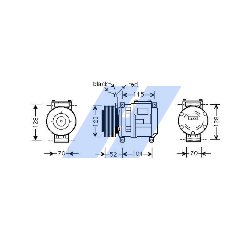 Compresor, climatizare 45119002 HIGHWAY AUTOMOTIVE