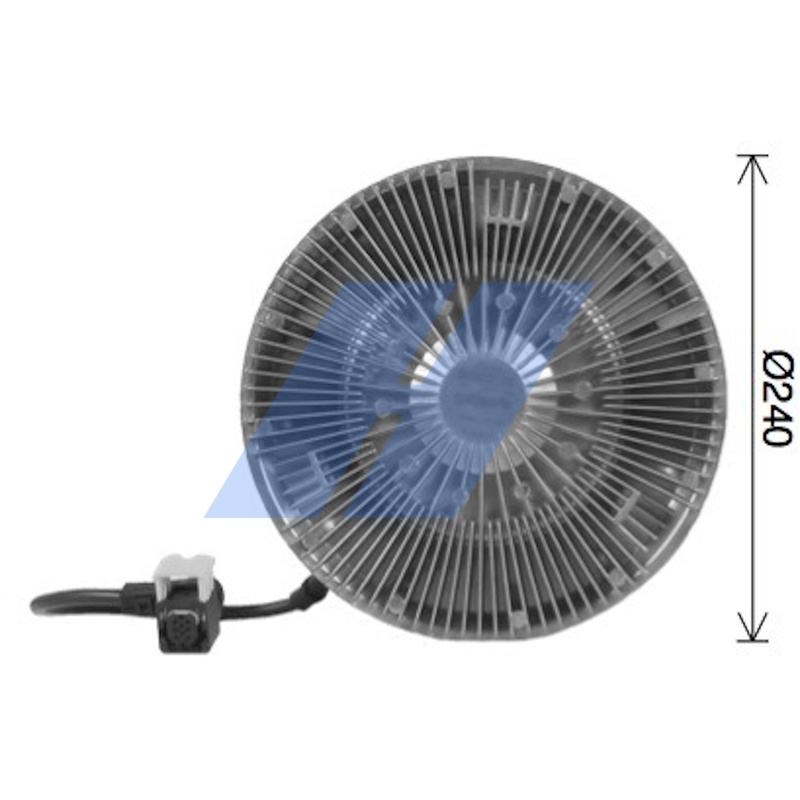 Cupla, ventilator radiator 61041018 HIGHWAY AUTOMOTIVE