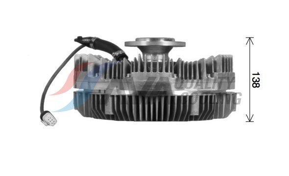 Cupla, ventilator radiator 61031023 HIGHWAY AUTOMOTIVE