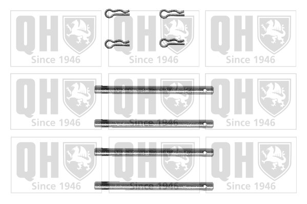 Set accesorii, placute frana BFK639 QUINTON HAZELL