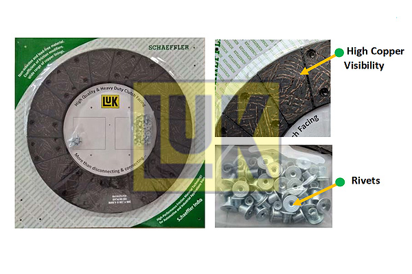 Garnitură De Fricțiune, disc ambreiaj 434 1216 10 Schaeffler LuK