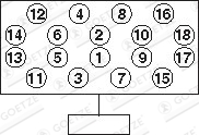 Set surub, chiulasa 22-70012B GOETZE