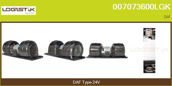 Ventilator, habitaclu 007073600LGK LGK