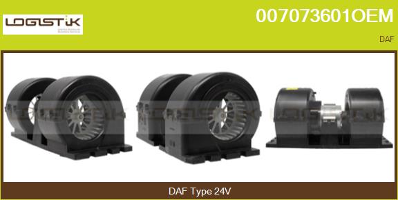Ventilator, habitaclu 007073601OEM LGK