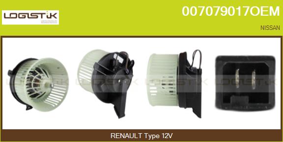 Ventilator, habitaclu 007079017OEM LGK
