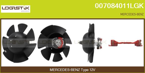 Ventilator, habitaclu 007084011LGK LGK