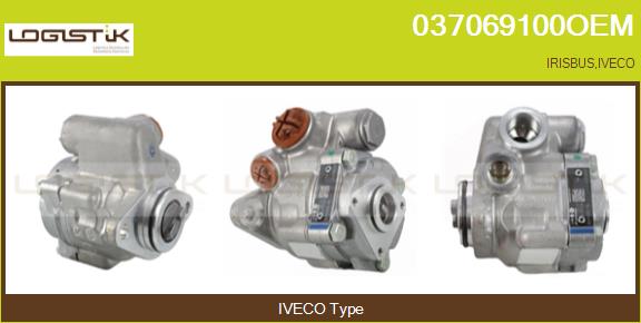 Pompa hidraulica, sistem de directie 037069100OEM LGK