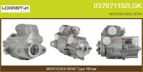 Pompa hidraulica, sistem de directie 037071102LGK LGK