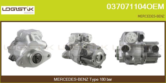 Pompa hidraulica, sistem de directie 037071104OEM LGK