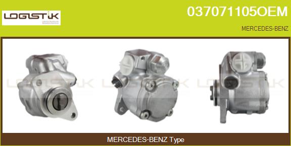 Pompa hidraulica, sistem de directie 037071105OEM LGK