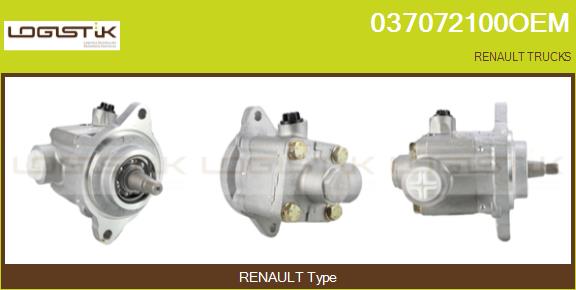 Pompa hidraulica, sistem de directie 037072100OEM LGK