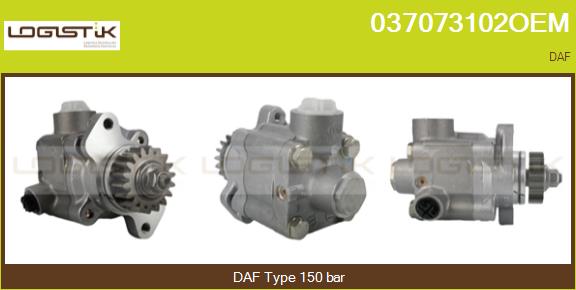 Pompa hidraulica, sistem de directie 037073102OEM LGK