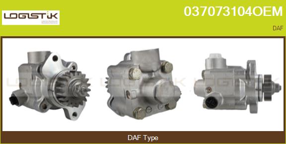 Pompa hidraulica, sistem de directie 037073104OEM LGK