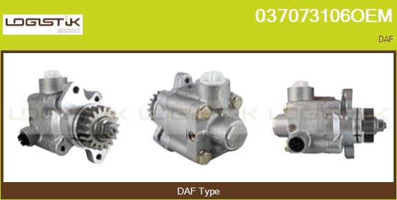 Pompa hidraulica, sistem de directie 037073106OEM LGK