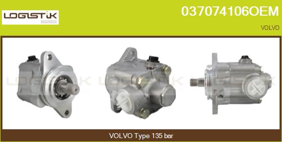 Pompa hidraulica, sistem de directie 037074106OEM LGK
