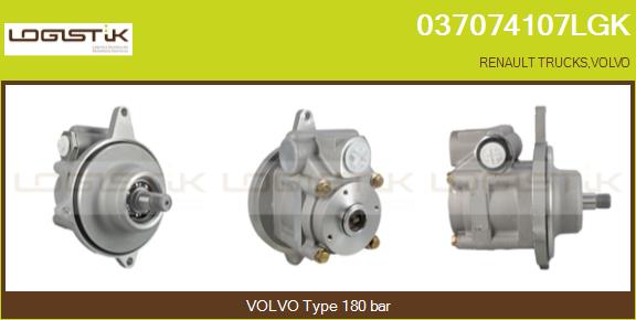 Pompa hidraulica, sistem de directie 037074107LGK LGK