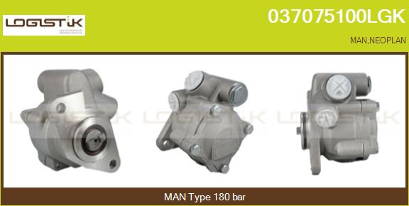 Pompa hidraulica, sistem de directie 037075100LGK LGK