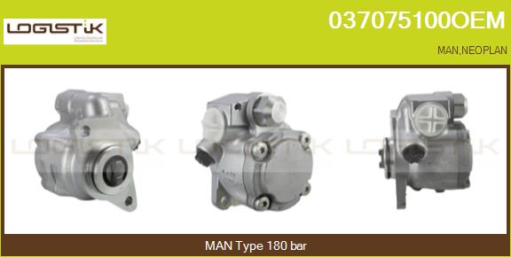 Pompa hidraulica, sistem de directie 037075100OEM LGK