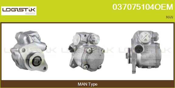Pompa hidraulica, sistem de directie 037075104OEM LGK