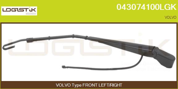 Brat stergator, parbriz 043074100LGK LGK