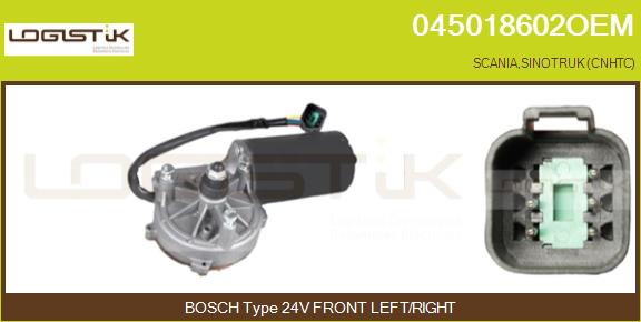 Motor stergator 045018602OEM LGK