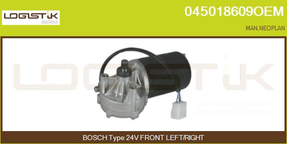 Motor stergator 045018609OEM LGK