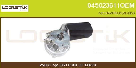 Motor stergator 045023611OEM LGK