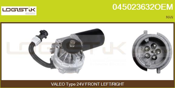 Motor stergator 045023632OEM LGK