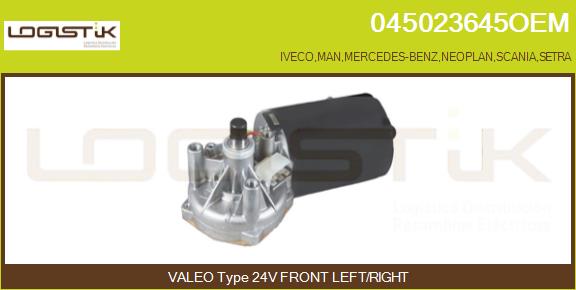 Motor stergator 045023645OEM LGK