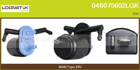Pompa de apa,spalare parbriz 046075602LGK LGK
