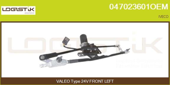 Sistem stergator parbriz 047023601OEM LGK