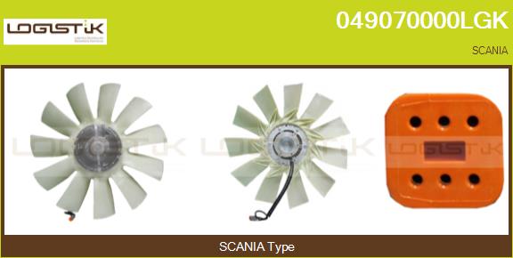 Cupla, ventilator radiator 049070000LGK LGK