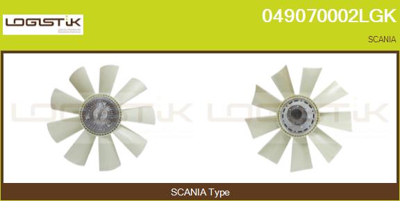 Cupla, ventilator radiator 049070002LGK LGK