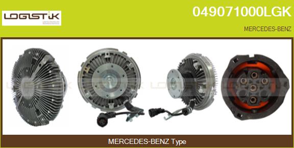 Cupla, ventilator radiator 049071000LGK LGK