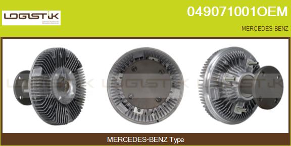 Cupla, ventilator radiator 049071001OEM LGK
