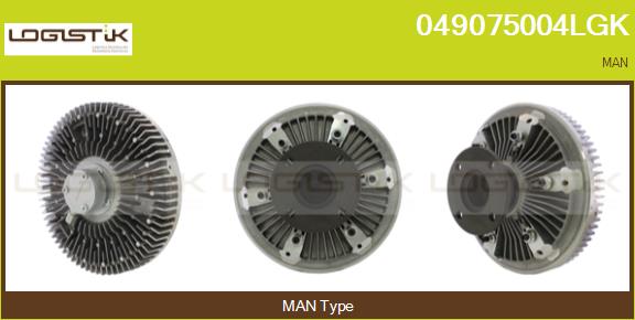Cupla, ventilator radiator 049075004LGK LGK