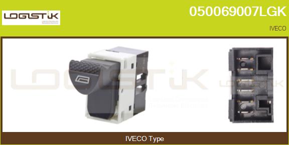 Comutator,macara geam 050069007LGK LGK