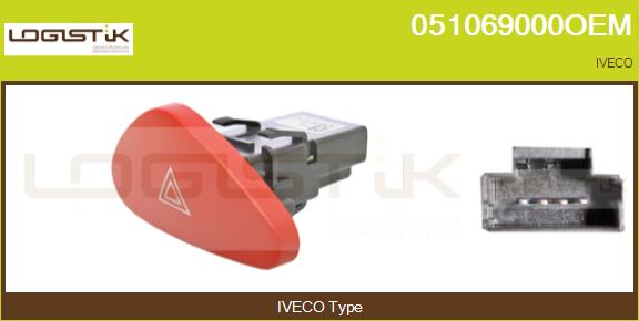 Comutator ,lumini de avarie 051069000OEM LGK