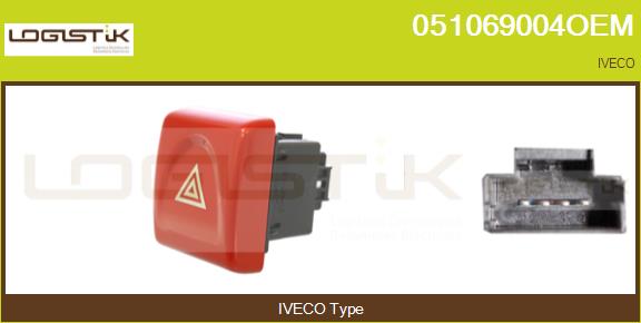 Comutator ,lumini de avarie 051069004OEM LGK