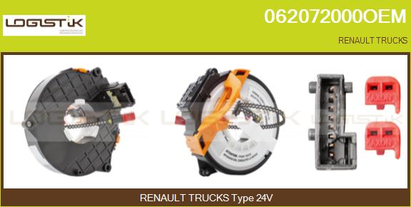 Arc spirala, Airbag 062072000OEM LGK
