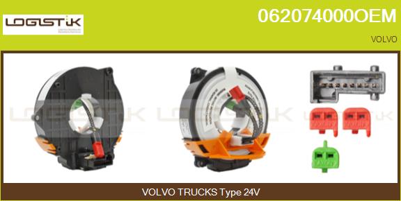 Arc spirala, Airbag 062074000OEM LGK