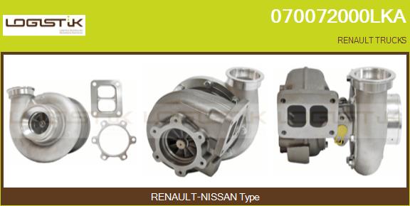 Compresor,sistem de supraalimentare 070072000LKA LGK