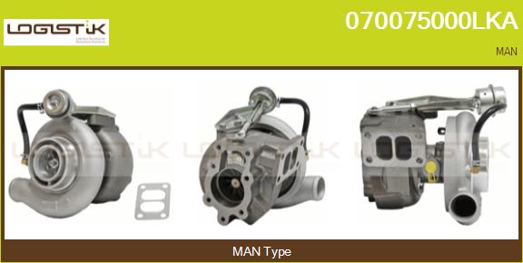 Compresor,sistem de supraalimentare 070075000LKA LGK