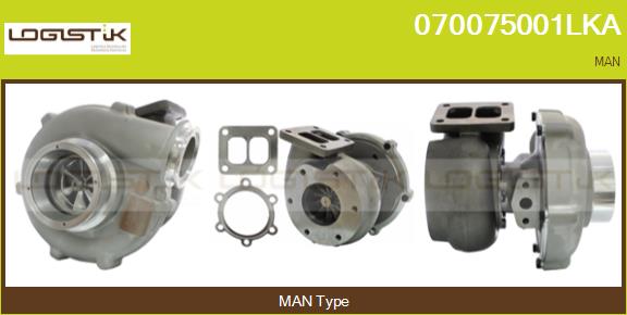 Compresor,sistem de supraalimentare 070075001LKA LGK