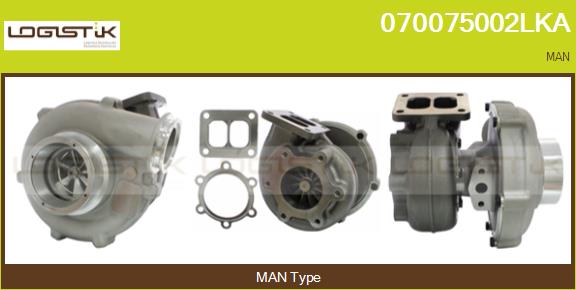 Compresor,sistem de supraalimentare 070075002LKA LGK