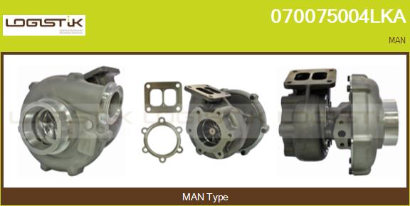 Compresor,sistem de supraalimentare 070075004LKA LGK