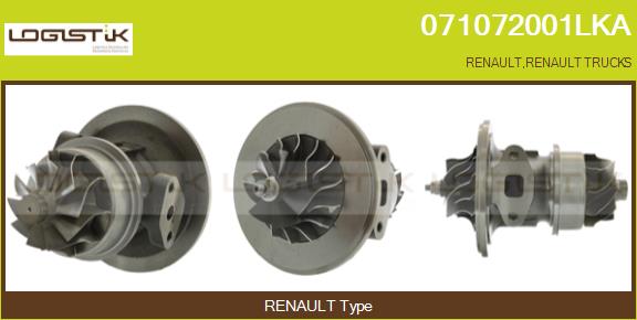 Ansamblu miez turbo 071072001LKA LGK