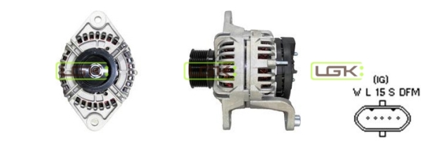 Generator / Alternator 441883 LGK