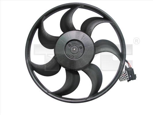 Ventilator, radiator 825-0021 TYC